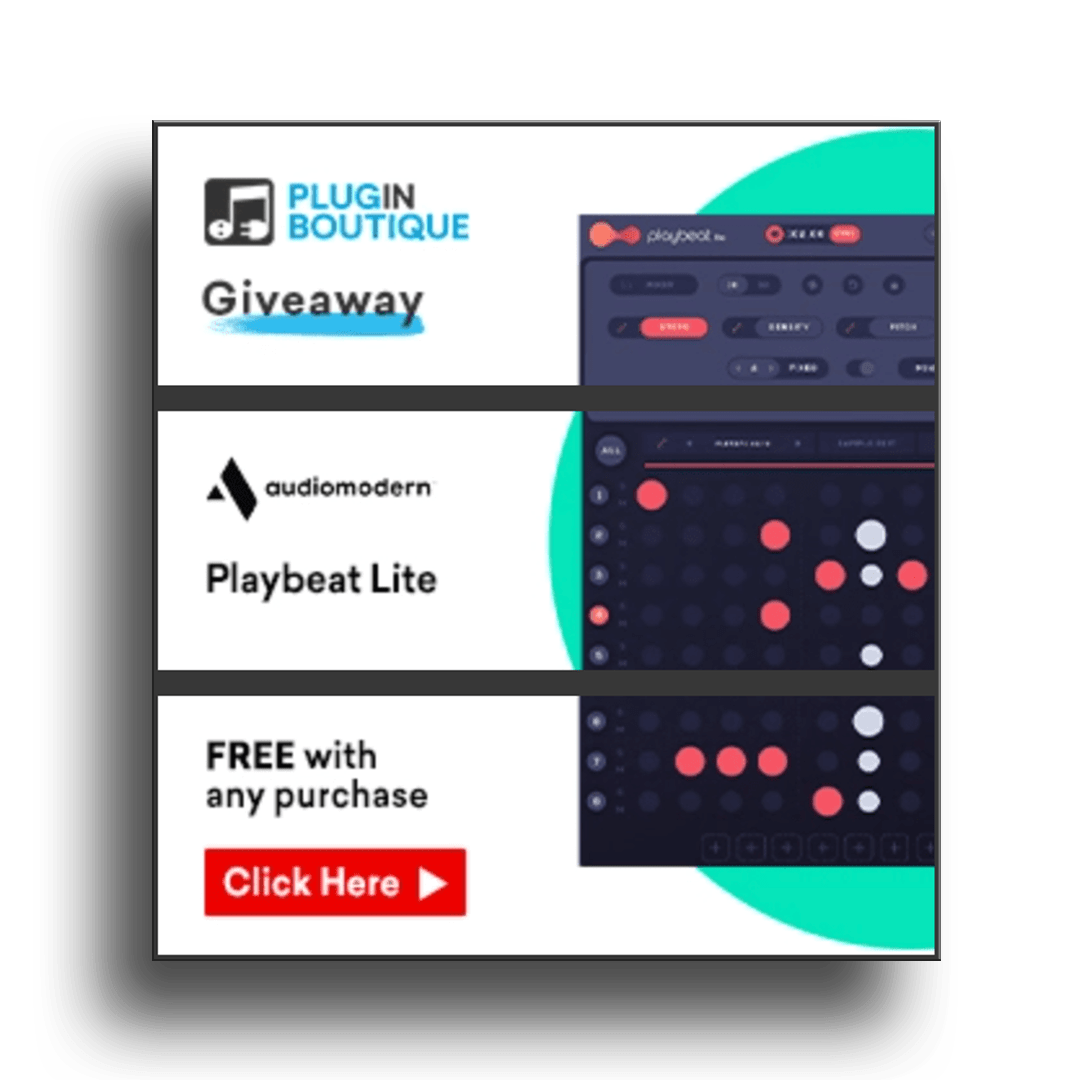Top 5 Angebote bei Plugin Boutique Juni 2022 + Audiomodern Playbeat Lite free! geschrieben von Beshko | Musikproduzentwerden.de