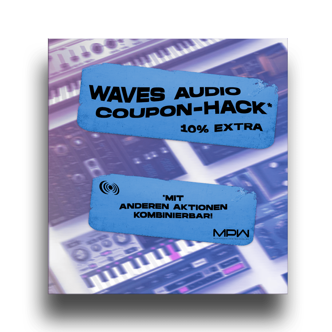 Waves Audio - Mit diesem Coupon-Hack sparst du immer 10% extra!